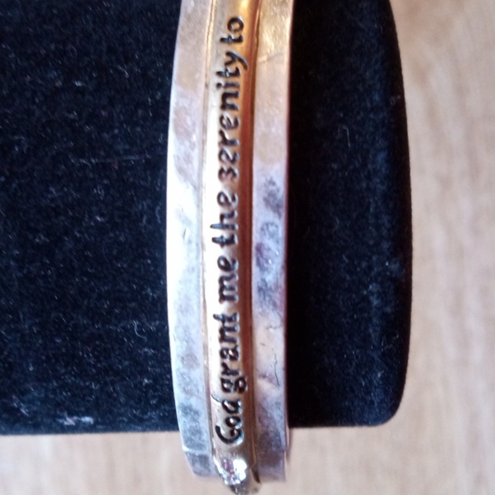 Religious Vintage Serenity Prayer Bracelet